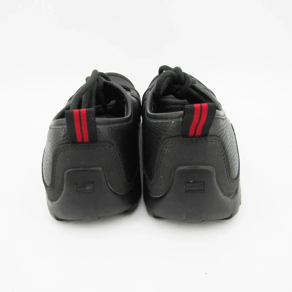 Tommy Hilfiger Leather Oxford Shoes Mens 9M Black Lace Up Casual - Picture 7 of 10